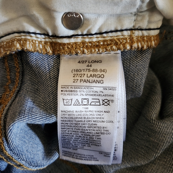 GAP 27L High Rise Jeans sz 4 - Picture 8 of 8